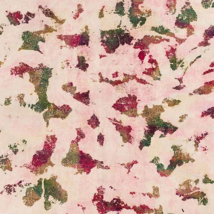 Machine Washable Abstract Copper Red Pink Rug, wshabs1635