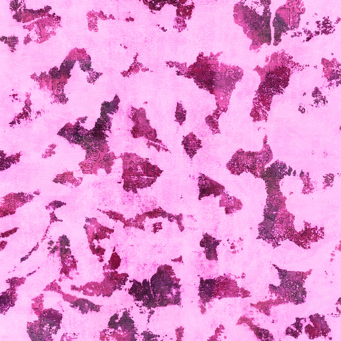 Machine Washable Abstract Pink Modern Rug, wshabs1635pnk