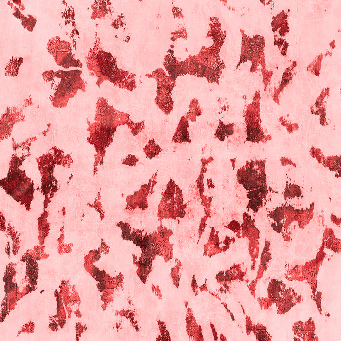 Machine Washable Abstract Red Modern Rug, wshabs1635red