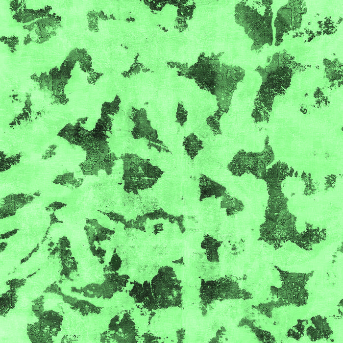 Machine Washable Abstract Emerald Green Modern Area Rugs, wshabs1635emgrn