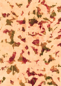 Abstract Orange Modern Rug, abs1635org