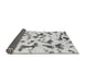 Sideview of Abstract Gray Modern Rug, abs1635gry