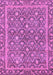 Machine Washable Abstract Purple Modern Area Rugs, wshabs1636pur