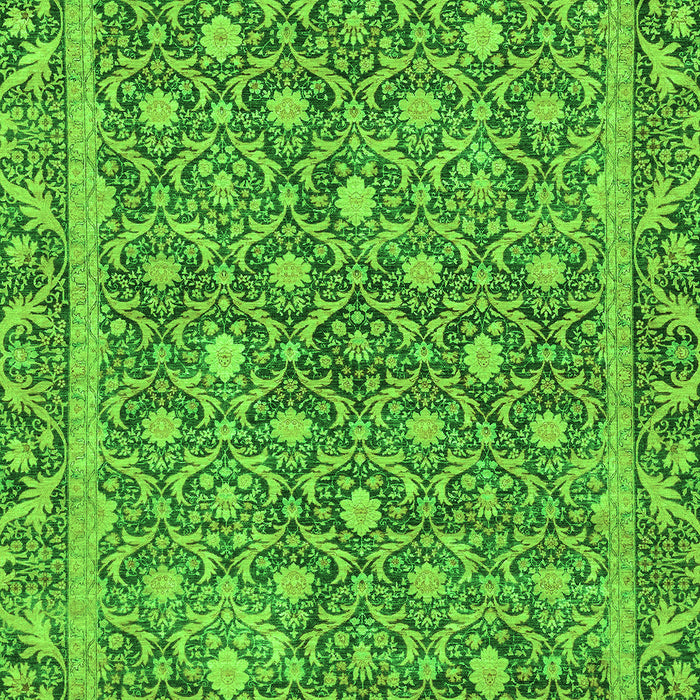 Abstract Green Modern Rug, abs1636grn