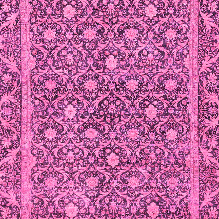 Machine Washable Abstract Pink Modern Rug, wshabs1636pnk