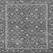 Square Machine Washable Abstract Gray Modern Rug, wshabs1636gry