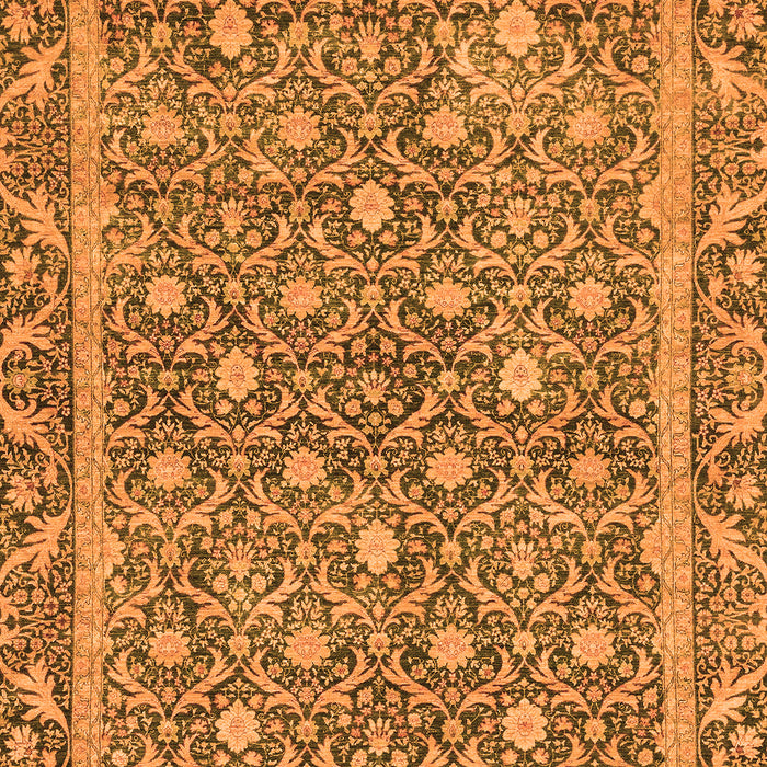 Machine Washable Abstract Orange Modern Area Rugs, wshabs1636org