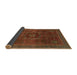 Sideview of Abstract Light Brown Modern Rug, abs1637