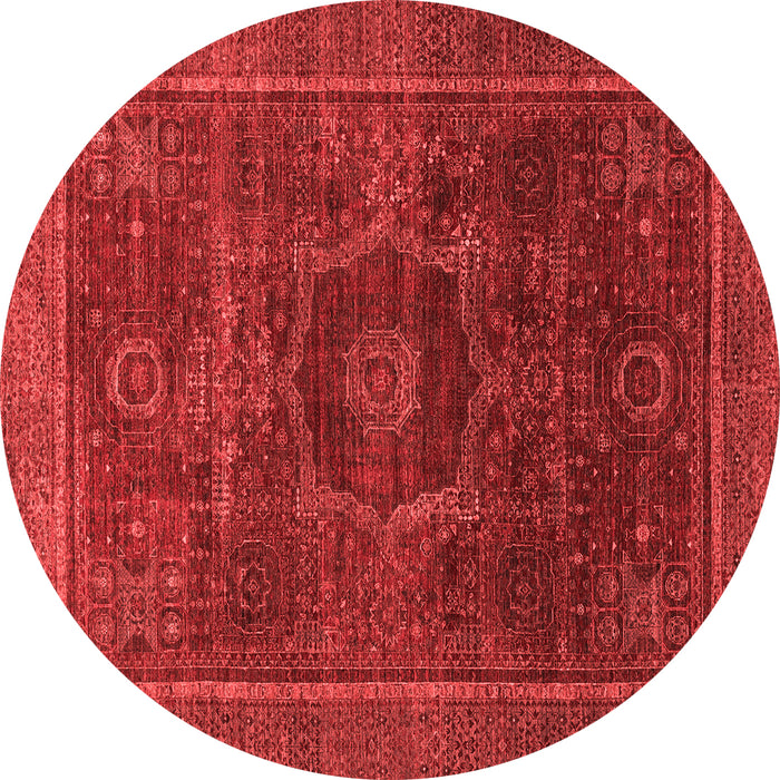 Machine Washable Abstract Red Modern Rug, wshabs1637red