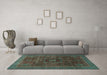 Machine Washable Abstract Light Blue Modern Rug in a Living Room, wshabs1637lblu