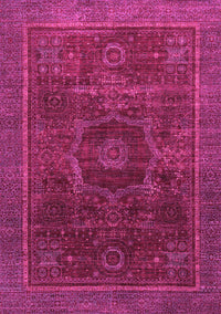 Abstract Pink Modern Rug, abs1637pnk