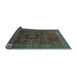 Sideview of Abstract Light Blue Modern Rug, abs1637lblu