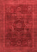 Abstract Red Modern Area Rugs