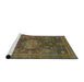 Sideview of Machine Washable Abstract Milk Chocolate Brown Rug, wshabs1638