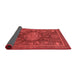 Abstract Red Modern Area Rugs