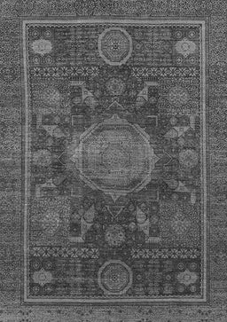 Abstract Gray Modern Rug, abs1638gry