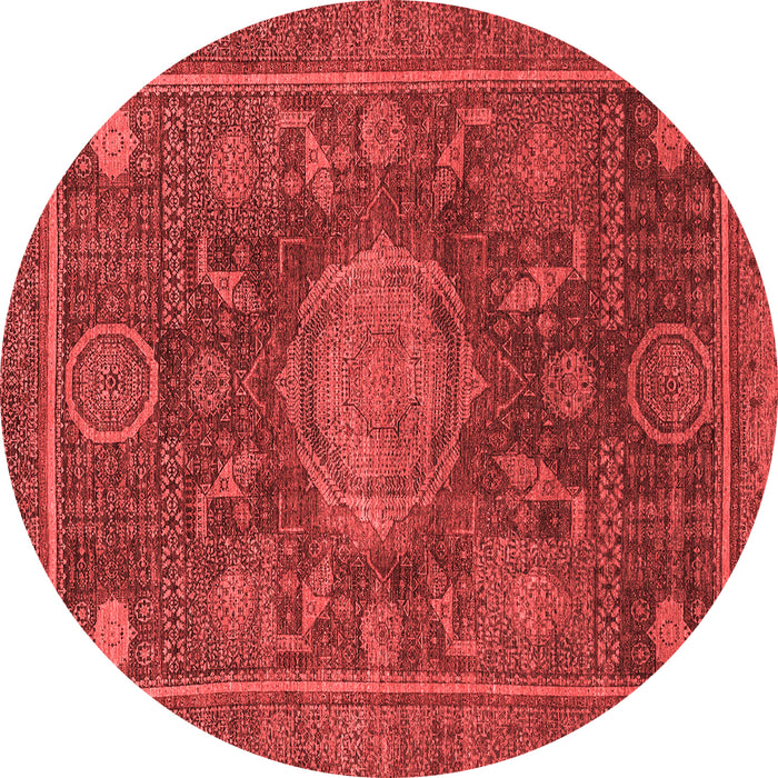 Machine Washable Abstract Red Modern Rug, wshabs1638red