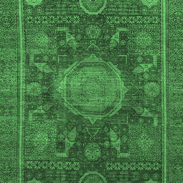 Machine Washable Abstract Emerald Green Modern Area Rugs, wshabs1638emgrn