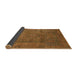 Sideview of Abstract Sedona Brown Modern Rug, abs1639