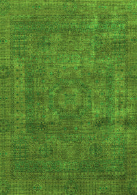 Abstract Green Modern Rug, abs1639grn