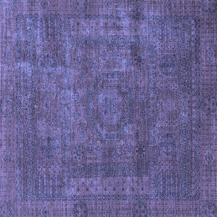 Square Machine Washable Abstract Blue Modern Rug, wshabs1639blu