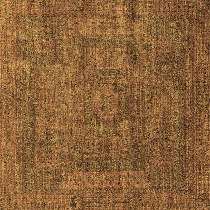 Square Machine Washable Abstract Brown Modern Rug, wshabs1639brn