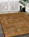 Machine Washable Abstract Sedona Brown Rug in a Family Room, wshabs1639