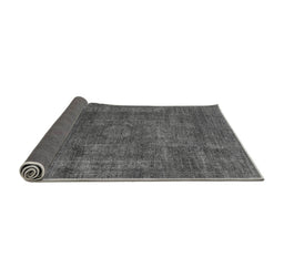 Sideview of Abstract Gray Modern Rug, abs1639gry