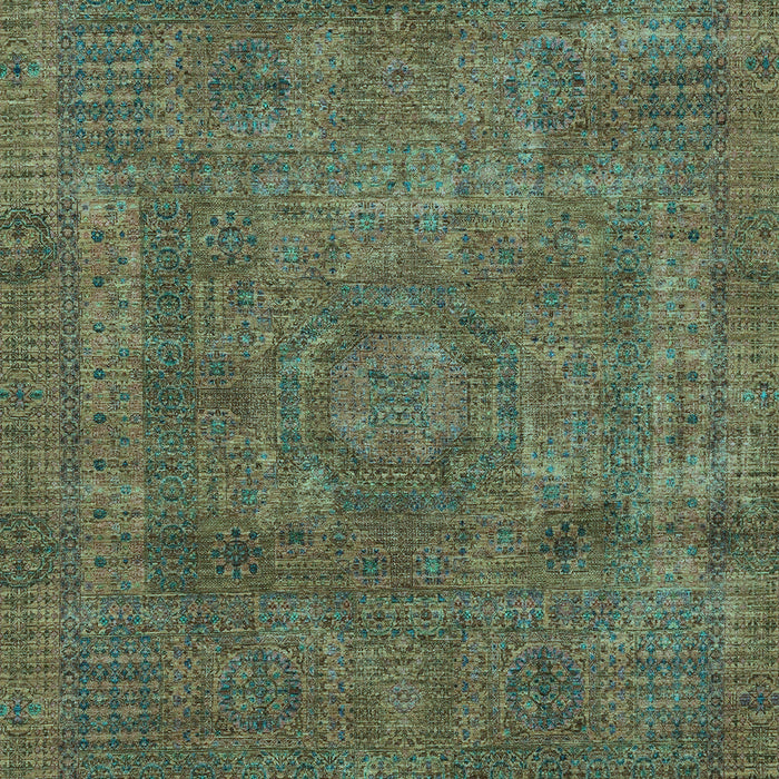 Abstract Light Blue Modern Rug, abs1639lblu