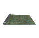 Sideview of Abstract Light Blue Modern Rug, abs1639lblu