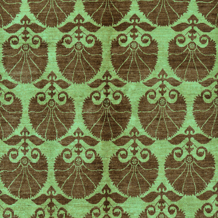 Abstract Turquoise Modern Rug, abs163turq