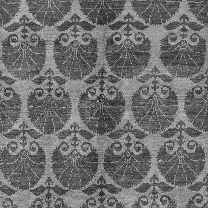 Machine Washable Abstract Gray Modern Rug, wshabs163gry