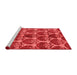 Modern Red Washable Rugs