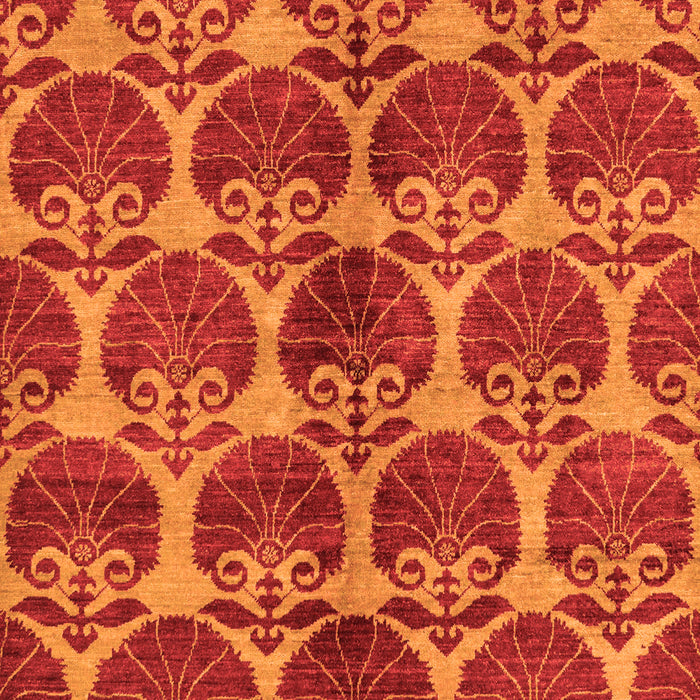 Machine Washable Abstract Orange Modern Area Rugs, wshabs163org