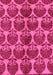 Machine Washable Abstract Pink Modern Rug, wshabs163pnk