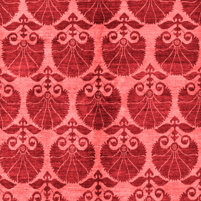 Machine Washable Abstract Red Modern Rug, wshabs163red