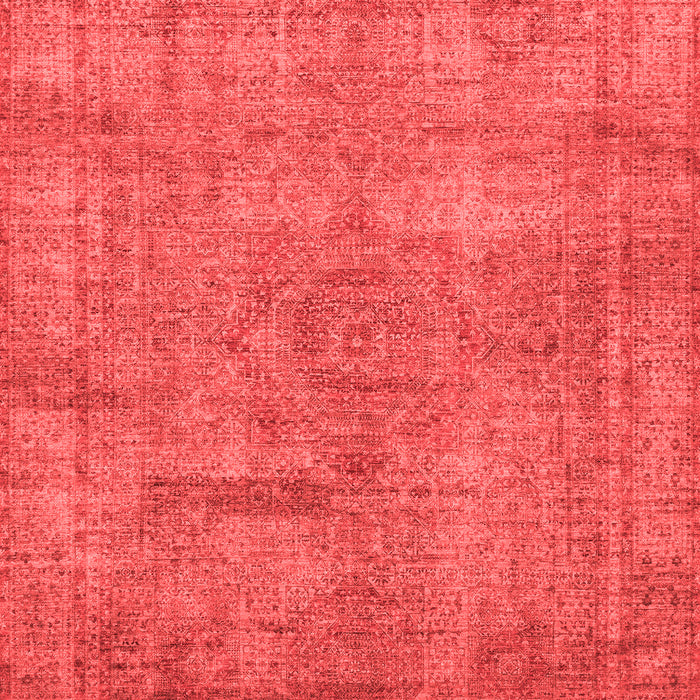 Machine Washable Abstract Red Modern Rug, wshabs1640red