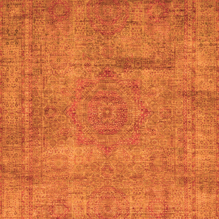 Machine Washable Abstract Orange Modern Area Rugs, wshabs1640org