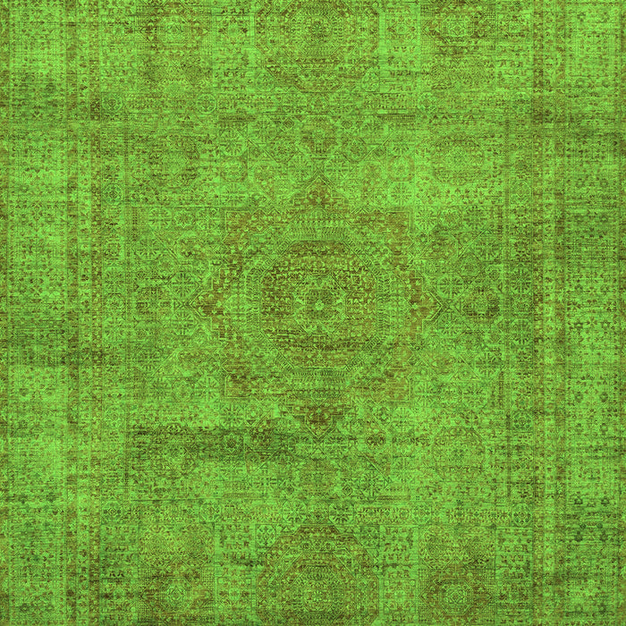 Machine Washable Abstract Green Modern Area Rugs, wshabs1640grn
