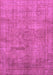 Machine Washable Abstract Purple Modern Area Rugs, wshabs1640pur