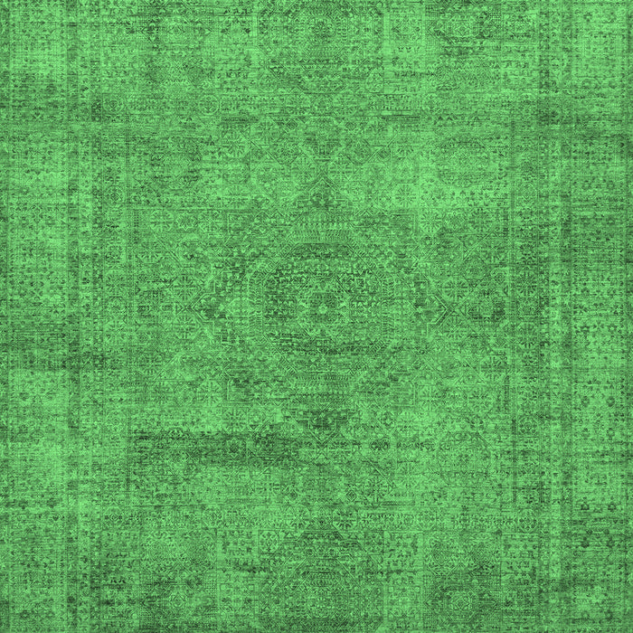 Machine Washable Abstract Emerald Green Modern Area Rugs, wshabs1640emgrn