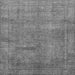 Square Machine Washable Abstract Gray Modern Rug, wshabs1640gry