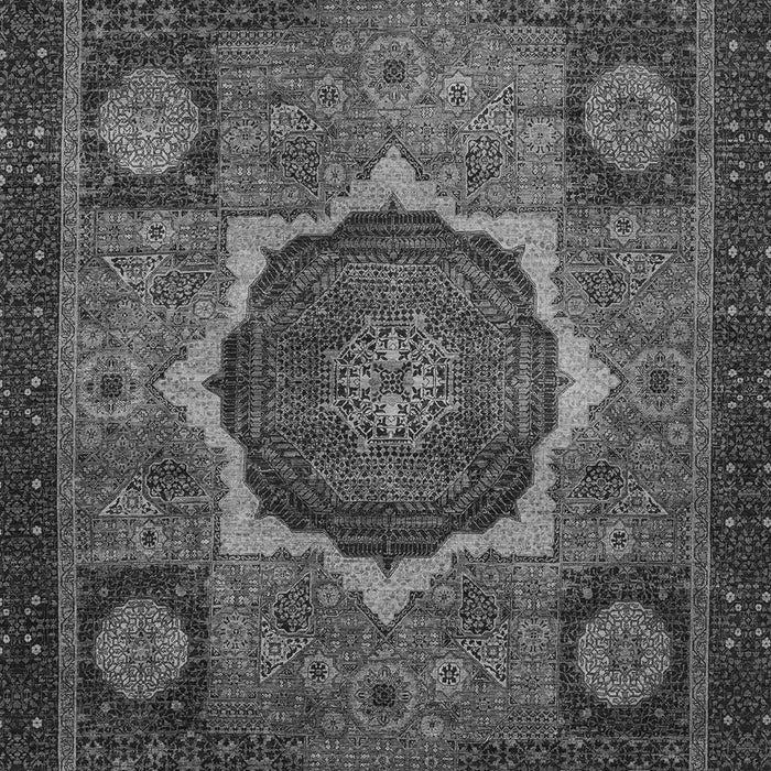 Abstract Gray Modern Rug, abs1641gry