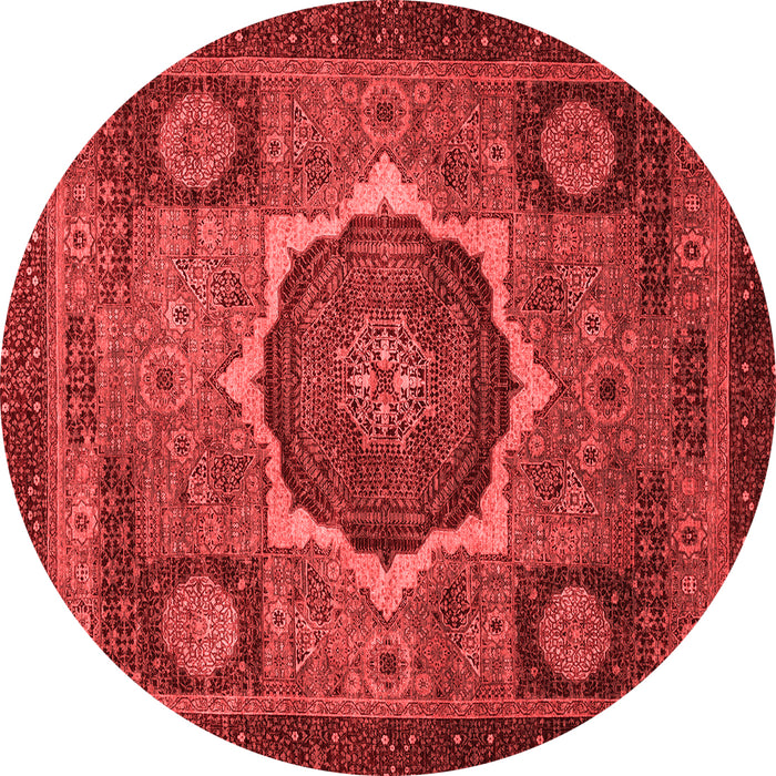 Abstract Red Modern Rug, abs1641red