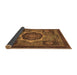 Sideview of Abstract Brown Modern Rug, abs1641brn