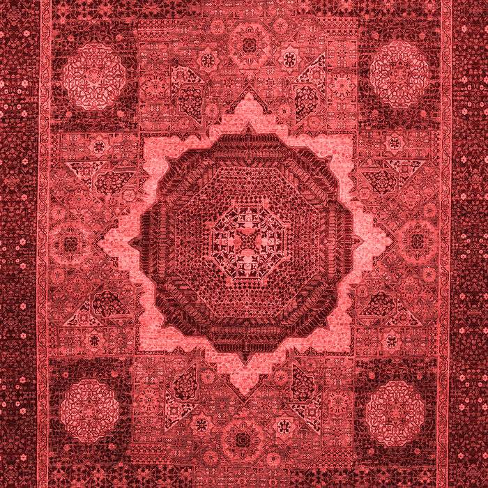 Abstract Red Modern Area Rugs