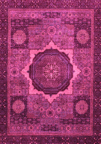 Abstract Pink Modern Rug, abs1641pnk