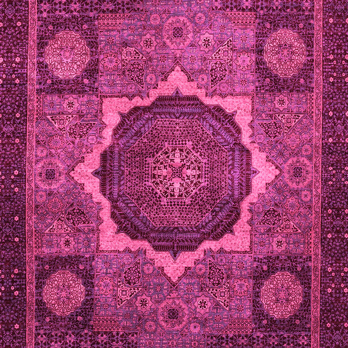 Abstract Pink Modern Rug, abs1641pnk