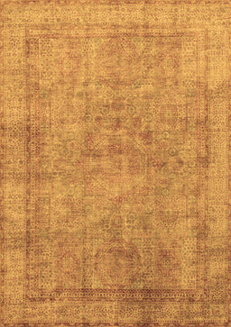Abstract Brown Modern Rug, abs1642brn