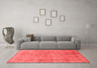 Modern Red Washable Rugs